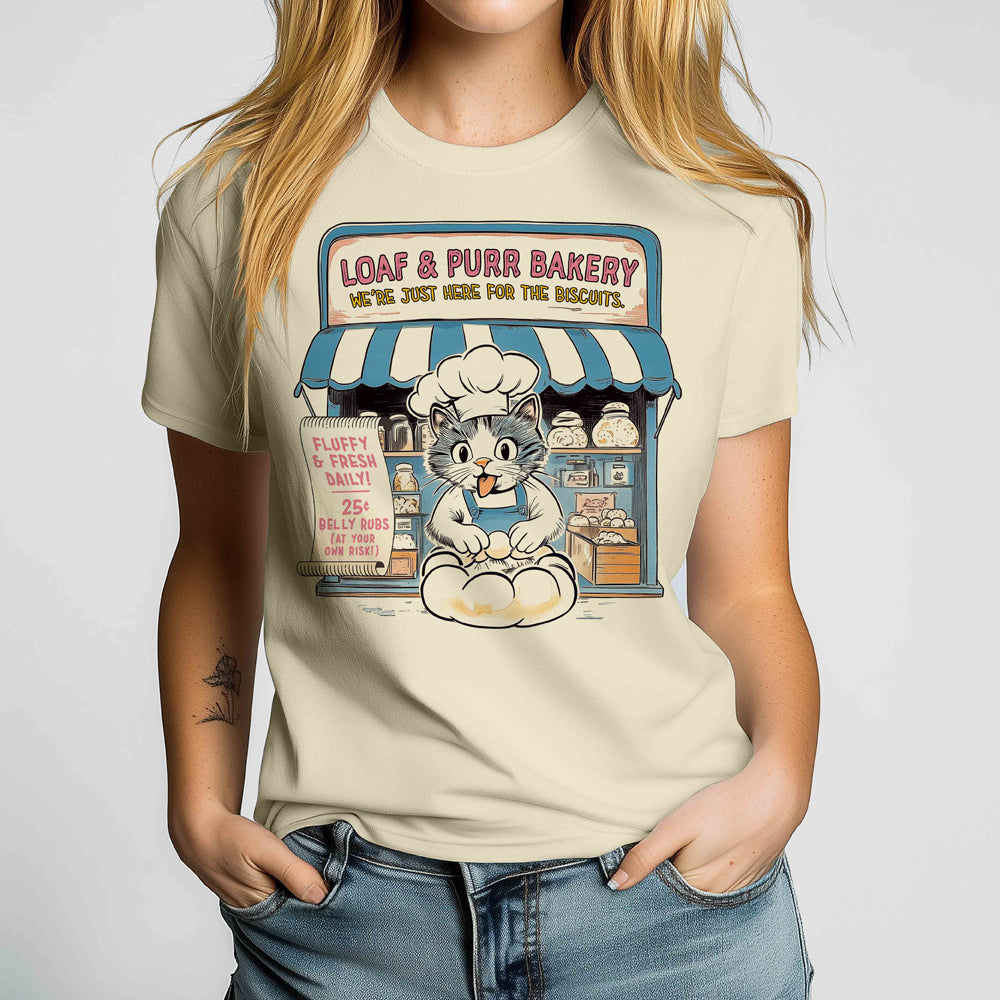 Cat Bakery Crewneck Tshirt