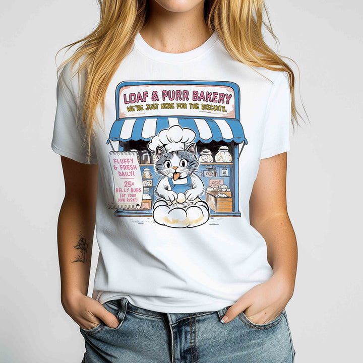 Cat Bakery Crewneck Tshirt
