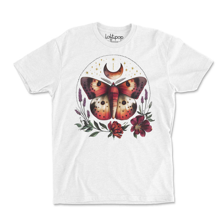 Floral Moth Crewneck Tshirt