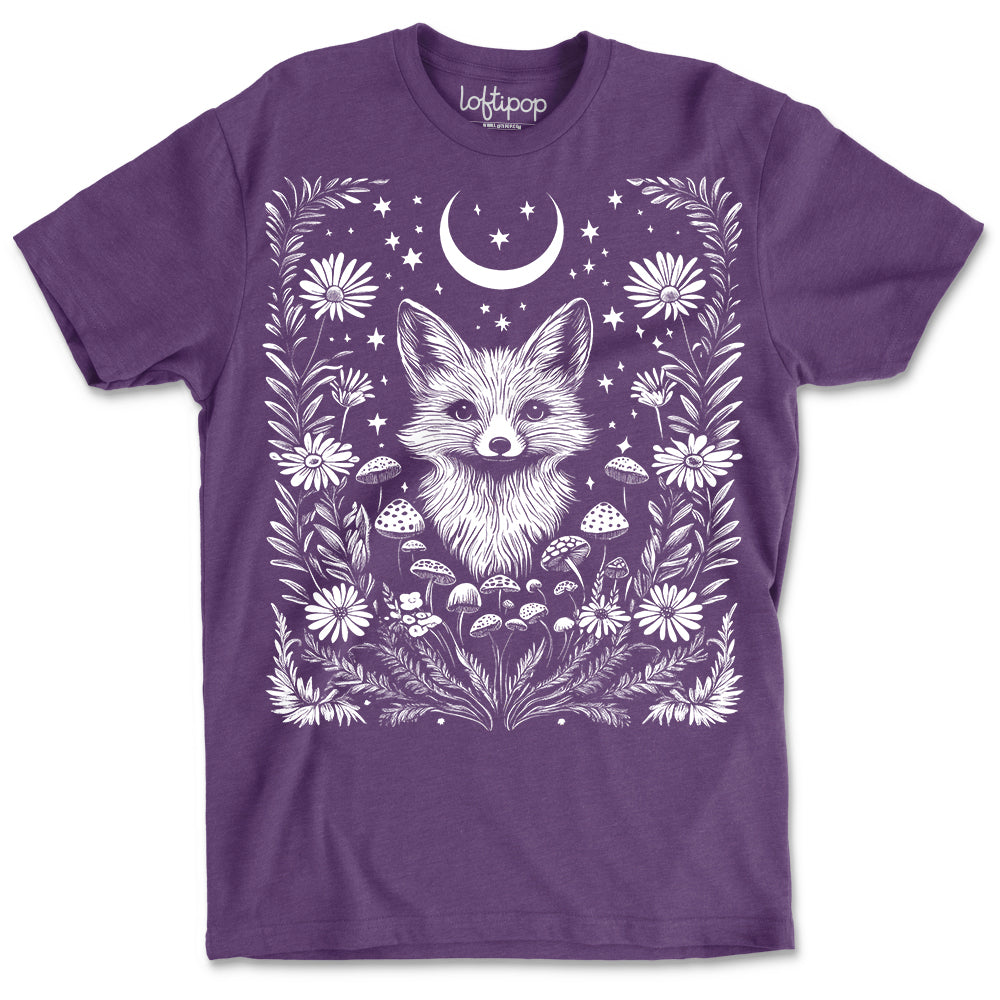 Woodland Fox Crewneck Tshirt