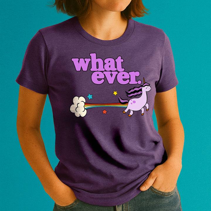 Whatever Unicorn Crewneck Tshirt