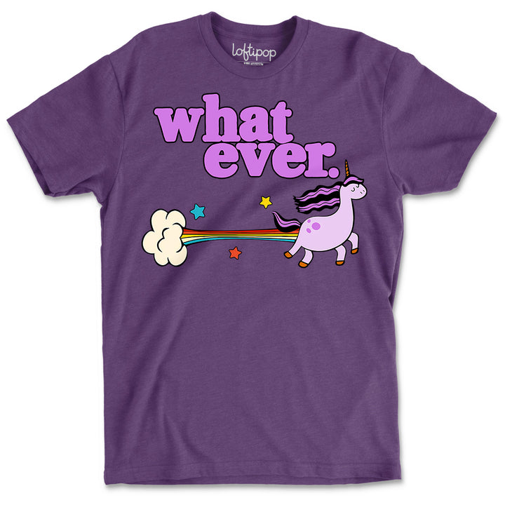 Whatever Unicorn Crewneck Tshirt