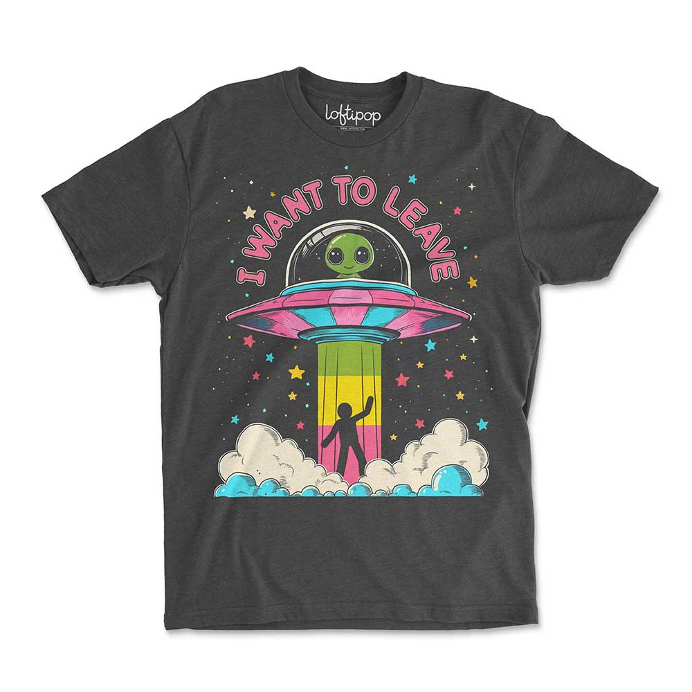 I Want to Leave Crewneck Tshirt