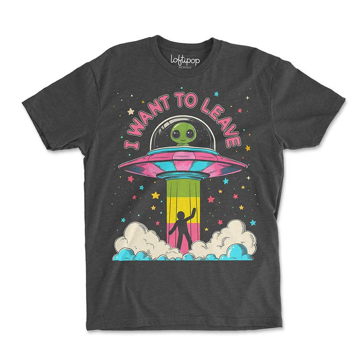 I Want to Leave Crewneck Tshirt