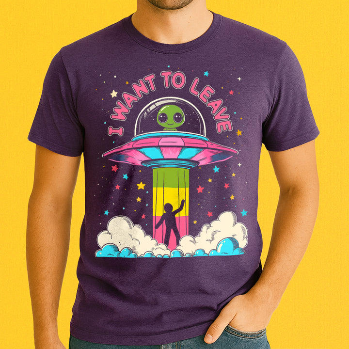 I Want to Leave Crewneck Tshirt