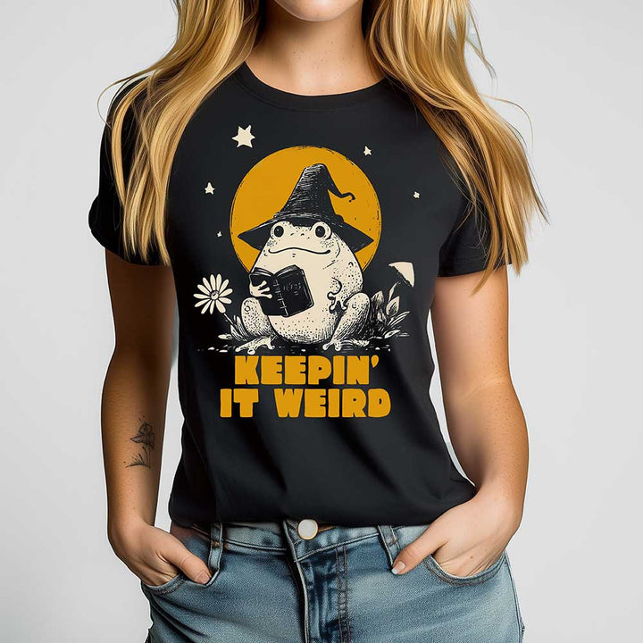 Keepin It Weird Crewneck Tshirt