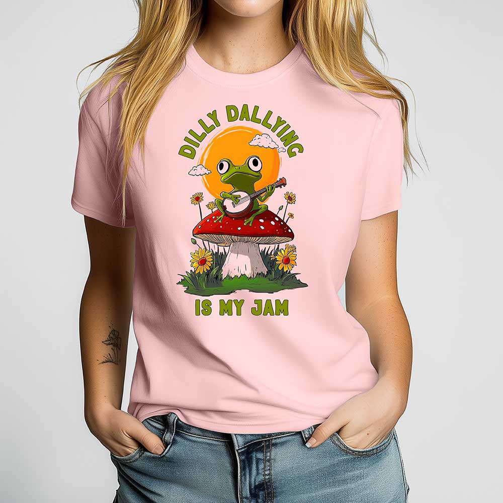 Dilly Dallying is My Jam Crewneck Tshirt