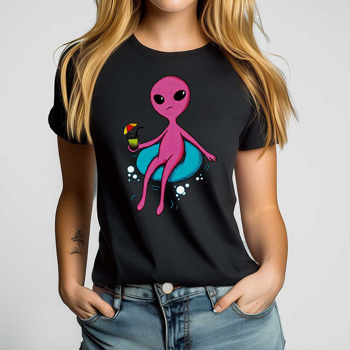 Poolside Alien Crewneck Tshirt