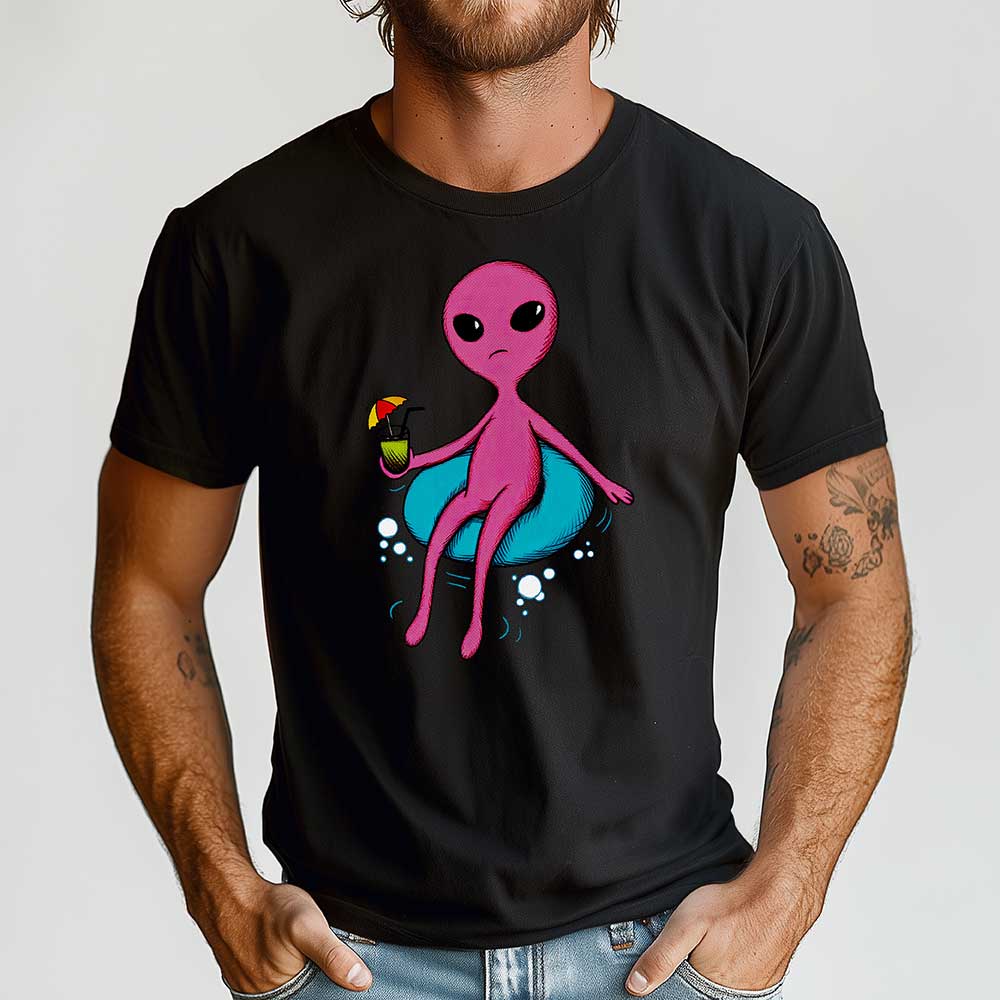 Poolside Alien Crewneck Tshirt