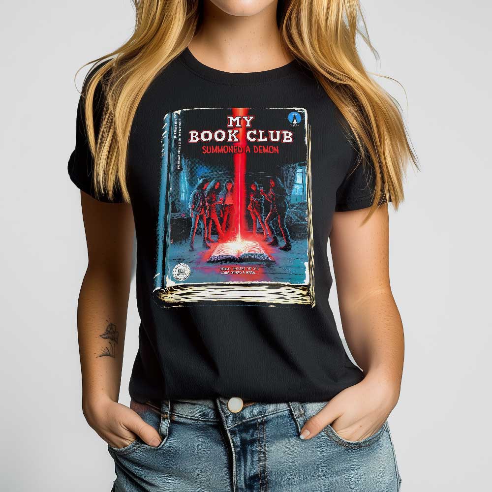 My Book Club Summoned a Demon Crewneck Tshirt
