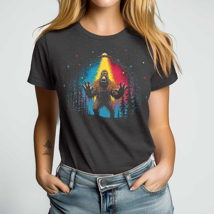 Bigfoot UFO Crewneck Tshirt