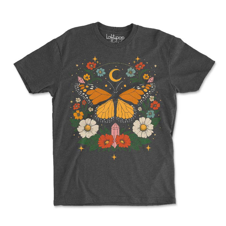 Boho Butterfly Crewneck Tshirt