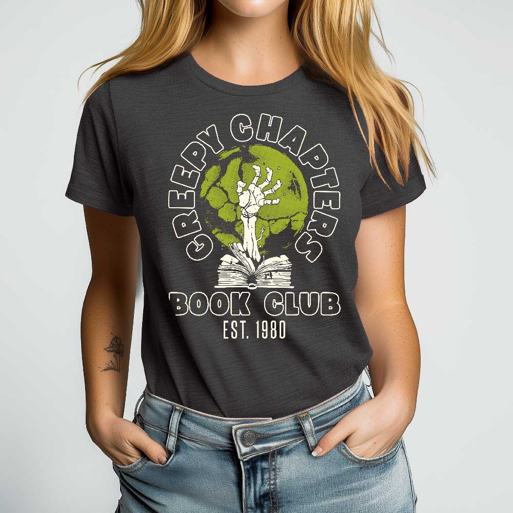 Creepy Chapters Book Club Crewneck Tshirt