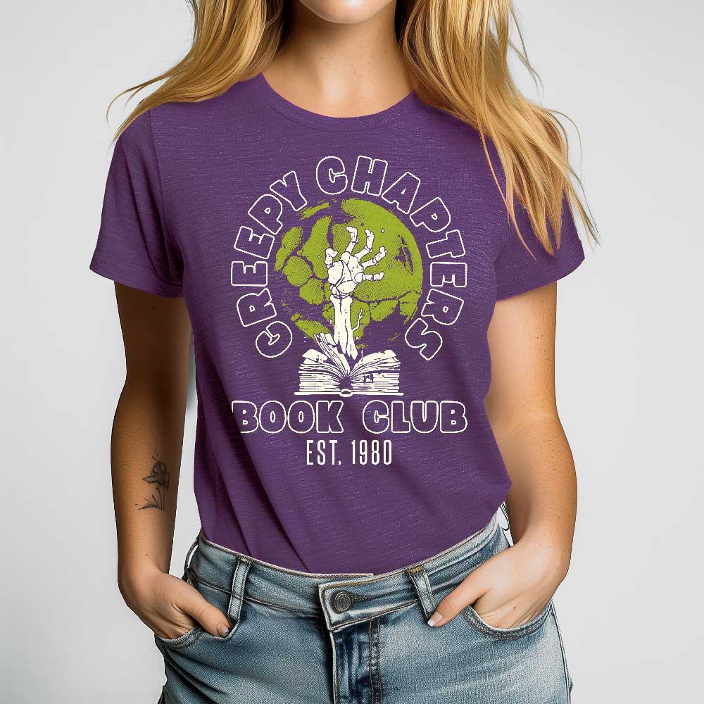 Creepy Chapters Book Club Crewneck Tshirt