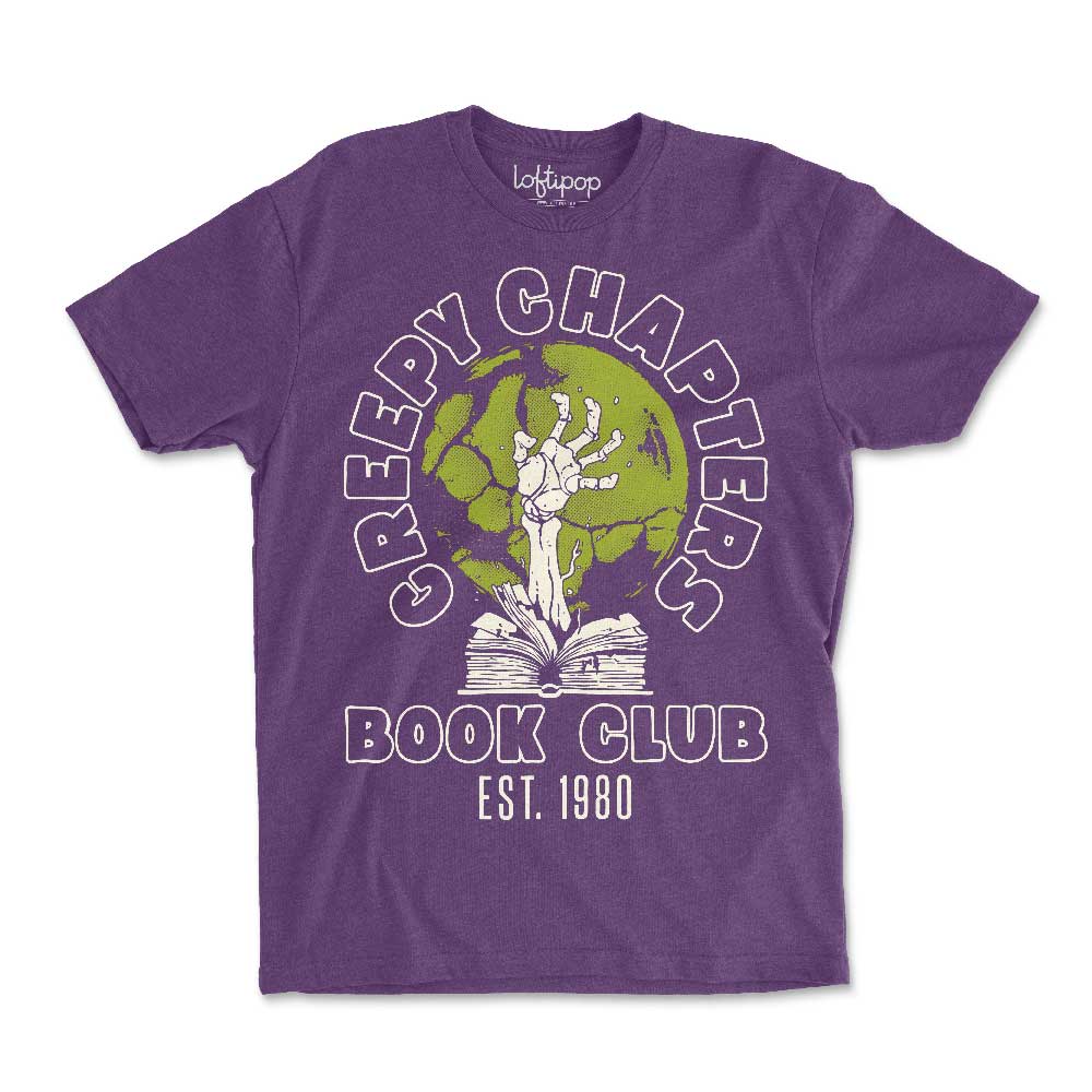 Creepy Chapters Book Club Crewneck Tshirt