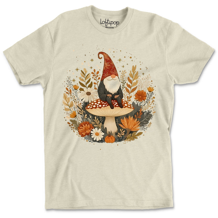 Fall Gnome Crewneck T-Shirt