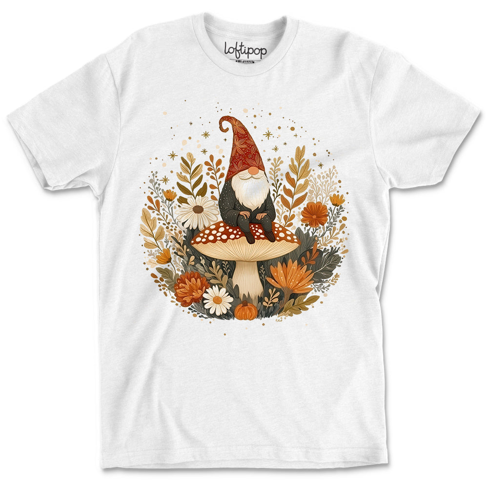 Fall Gnome Crewneck T-Shirt