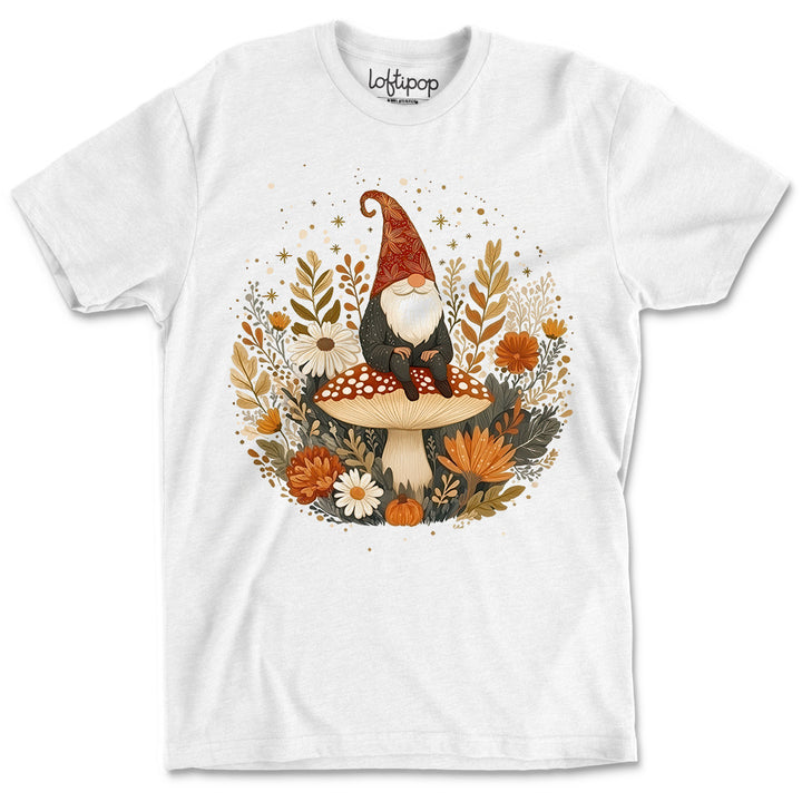 Fall Gnome Crewneck T-Shirt