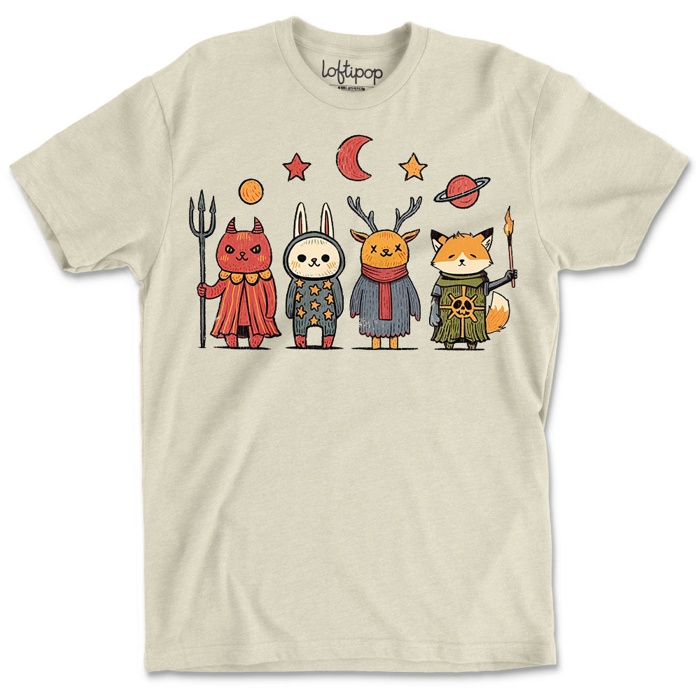 Occult Vintage Animals Crewneck T-Shirt