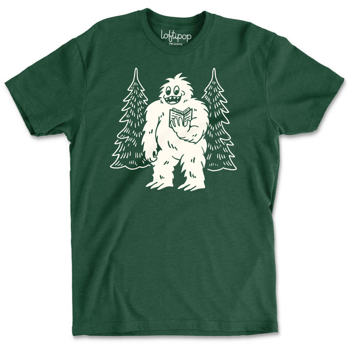 Bookish Yeti Crewneck T-Shirt