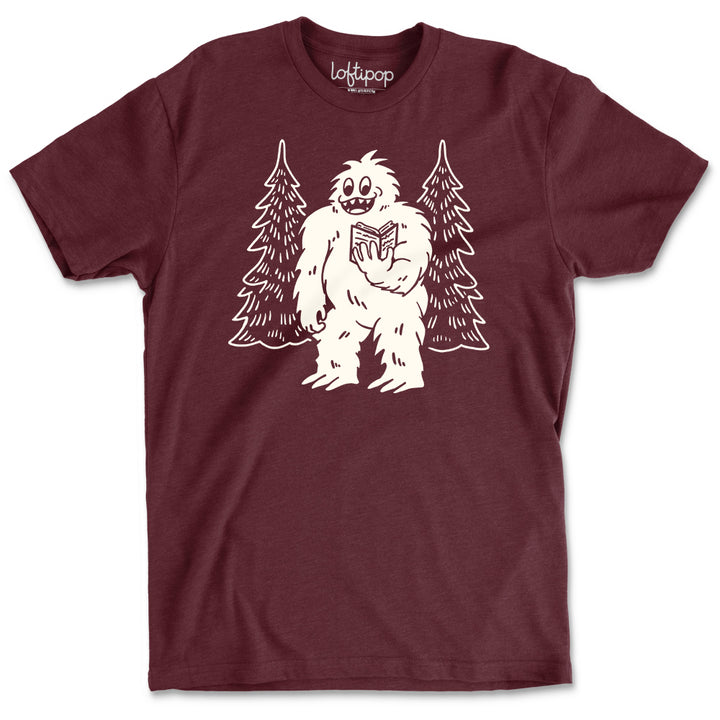 Bookish Yeti Crewneck T-Shirt