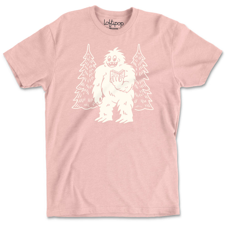 Bookish Yeti Crewneck T-Shirt