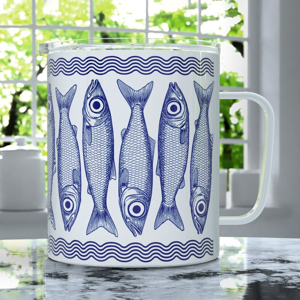 Sardines Insulated Travel Mug - Loftipop