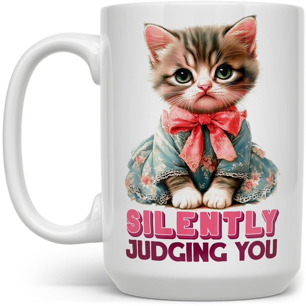 Silently Judging You Cat Mug - Loftipop