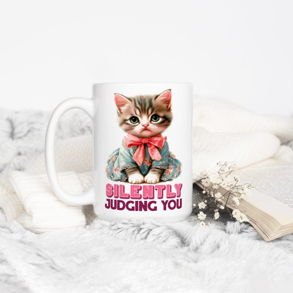 Silently Judging You Cat Mug - Loftipop