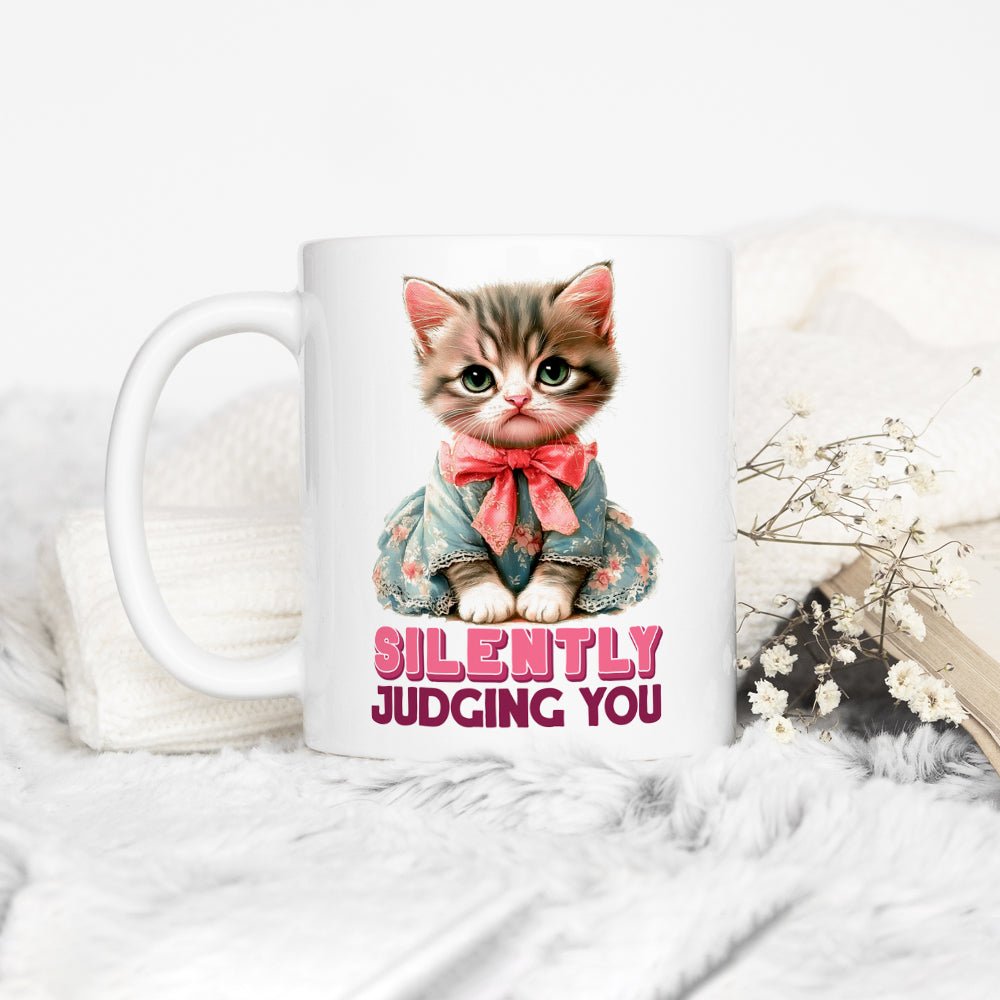 Silently Judging You Cat Mug - Loftipop