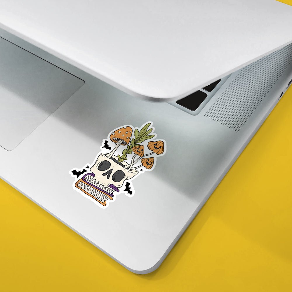 Skull Planter Sticker - Loftipop