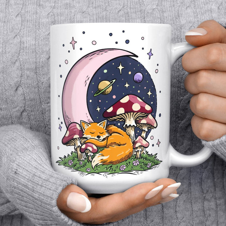 Sleeping Moon Fox Mug - Loftipop
