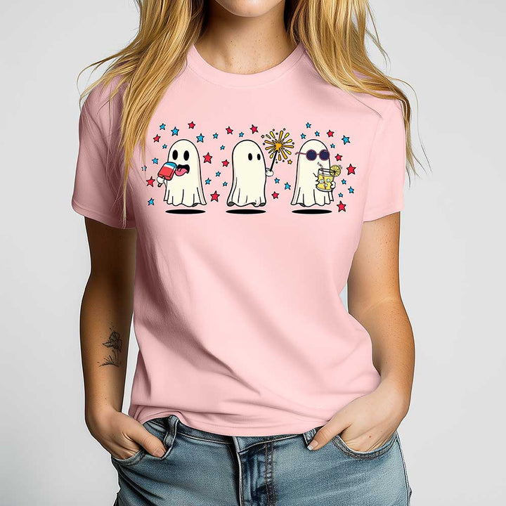 Summer Ghosts Crewneck Tshirt - Loftipop