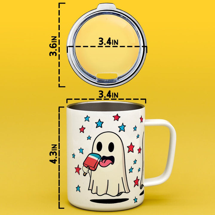 Summer Ghosts Insulated Travel Mug - Loftipop