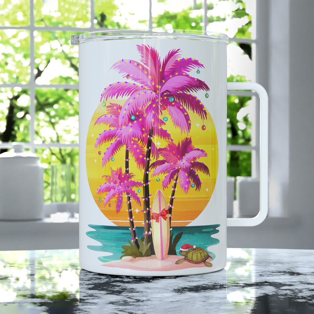 Sunset Surf Holiday Insulated Travel Mug - Loftipop