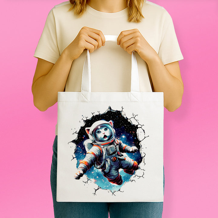 Astronaut Cat Tote Bag