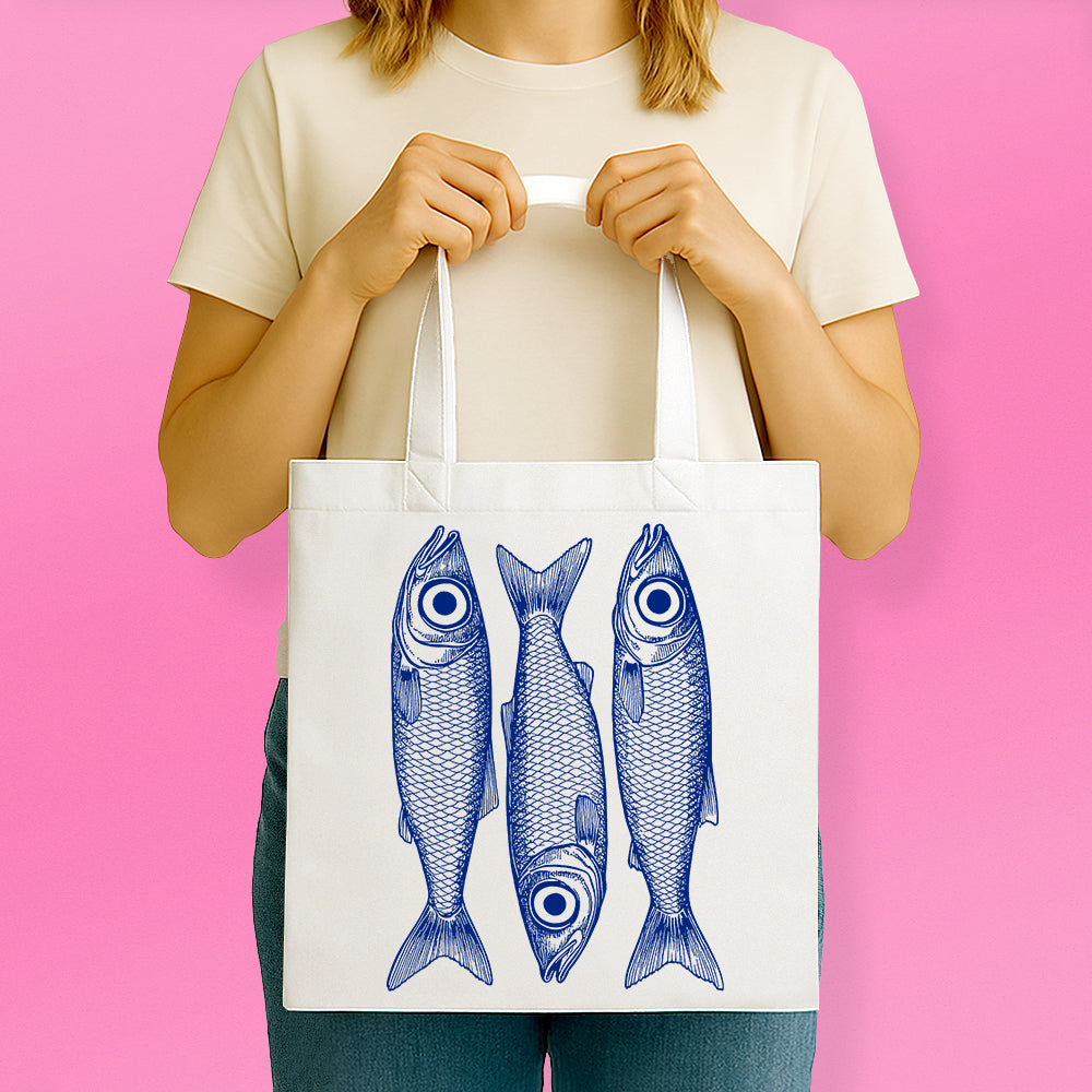 Sardines Tote Bag