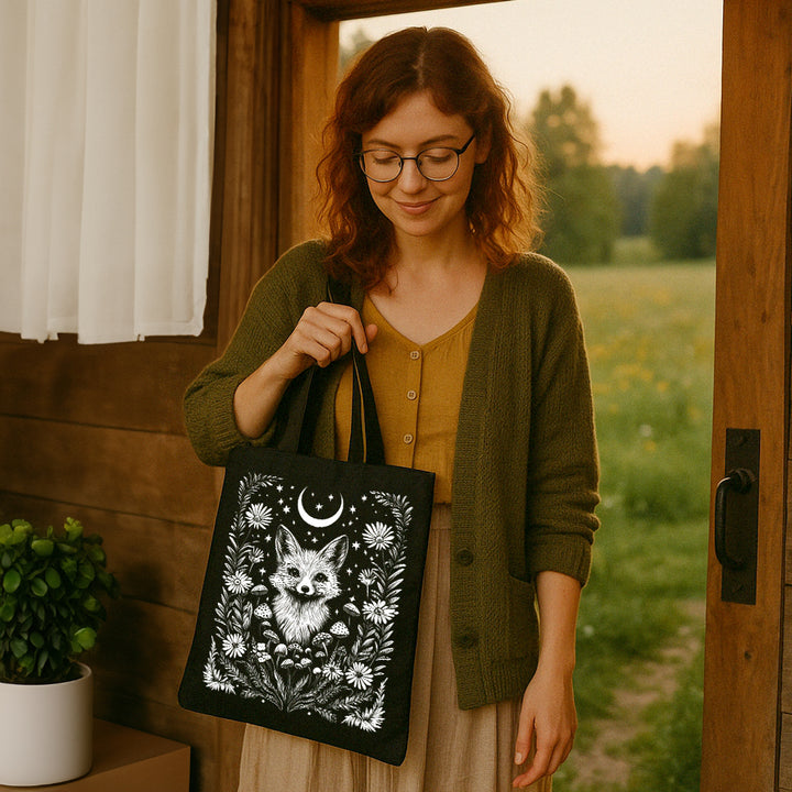 Woodland Fox Tote Bag