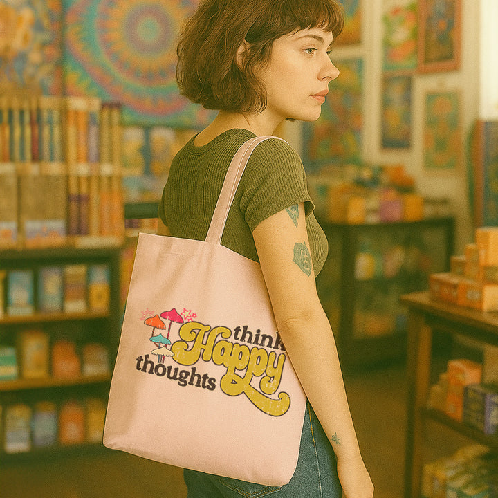 Think Happy Thoughts Tote Bag