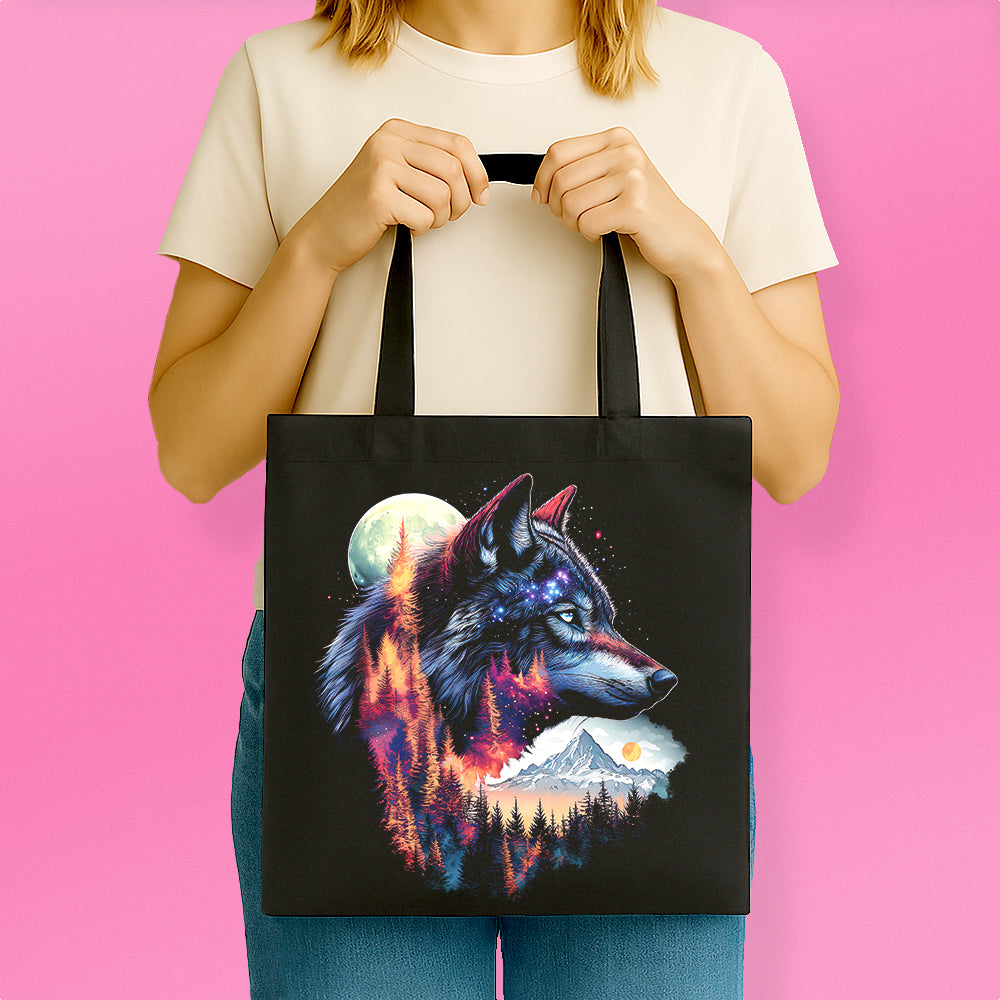 Nature Wolf Tote Bag