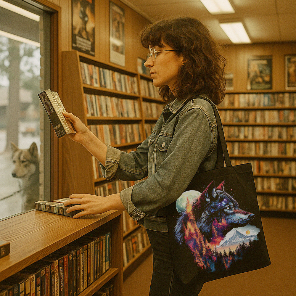 Nature Wolf Tote Bag