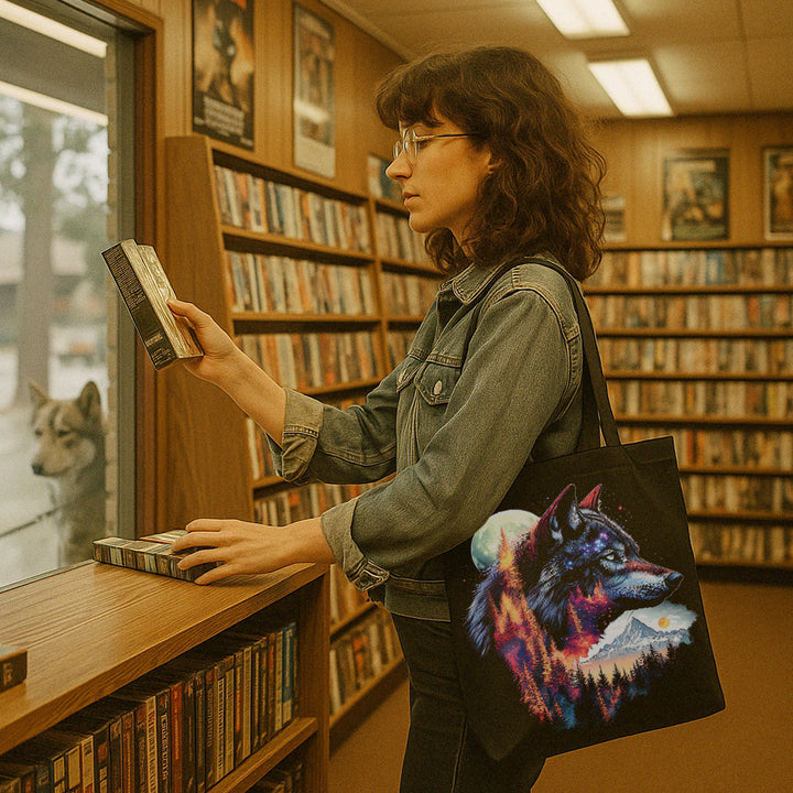 Nature Wolf Tote Bag