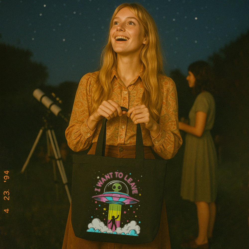 I Want to Leave Tote Bag