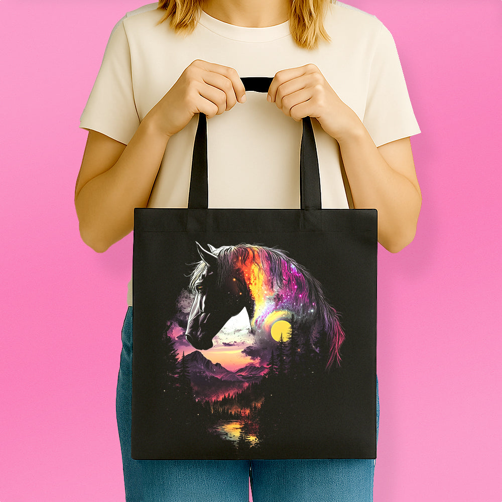 Cosmic Horse Tote Bag