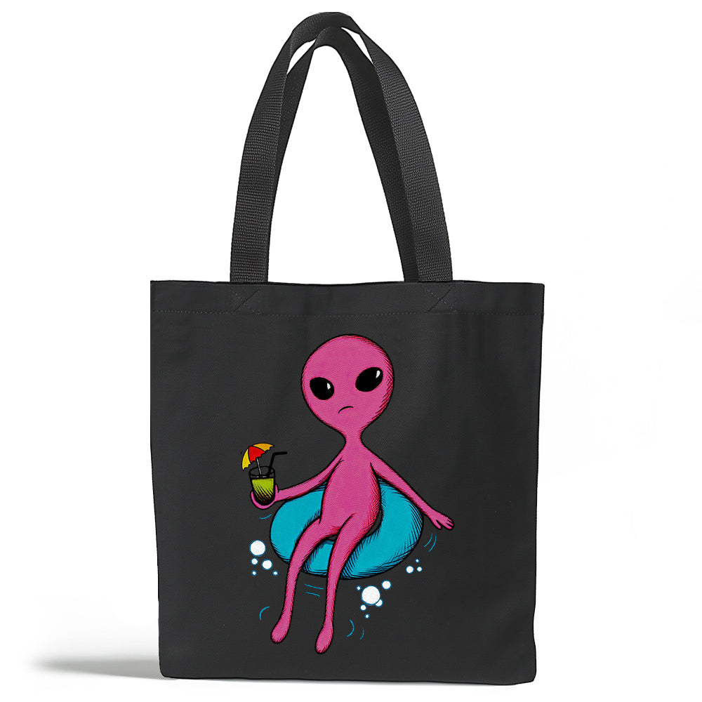 Poolside Alien Tote Bag