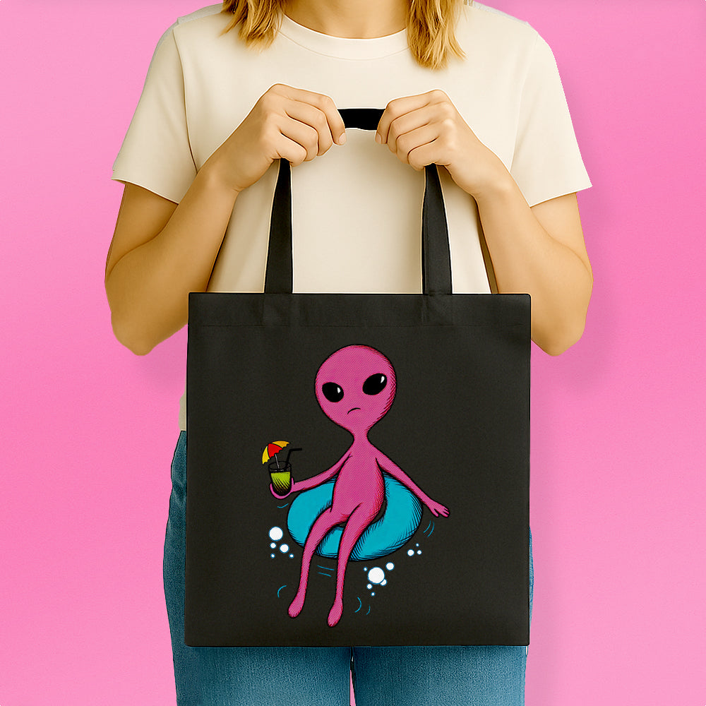 Poolside Alien Tote Bag