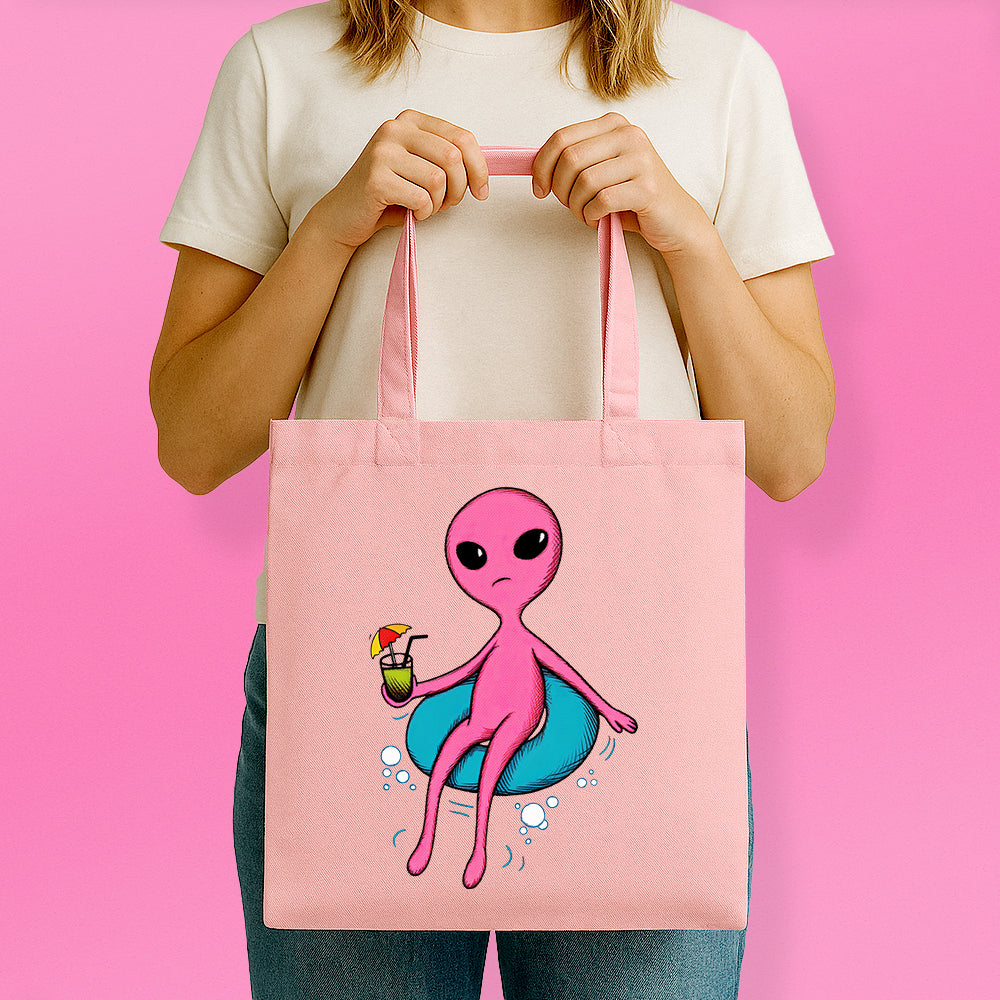 Poolside Alien Tote Bag
