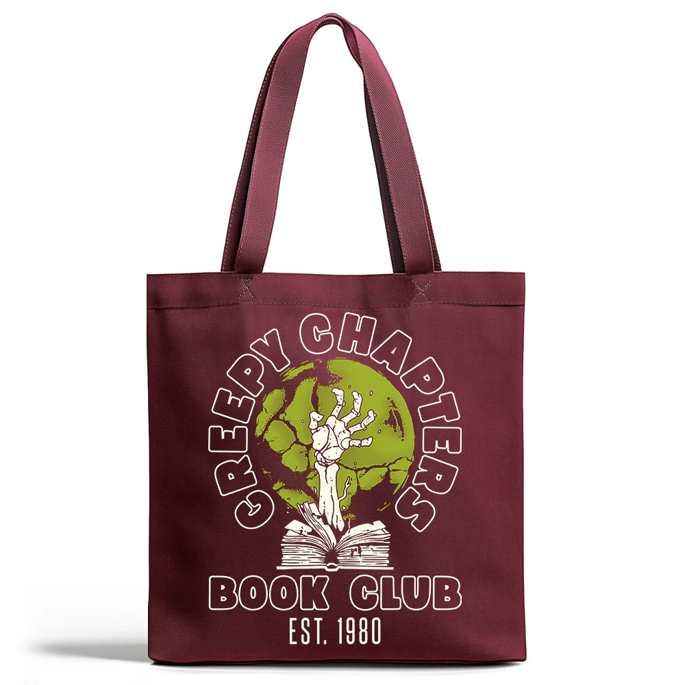 Creepy Chapters Book Club Tote Bag