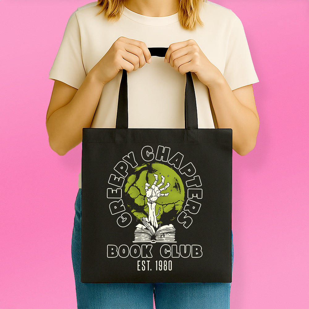 Creepy Chapters Book Club Tote Bag