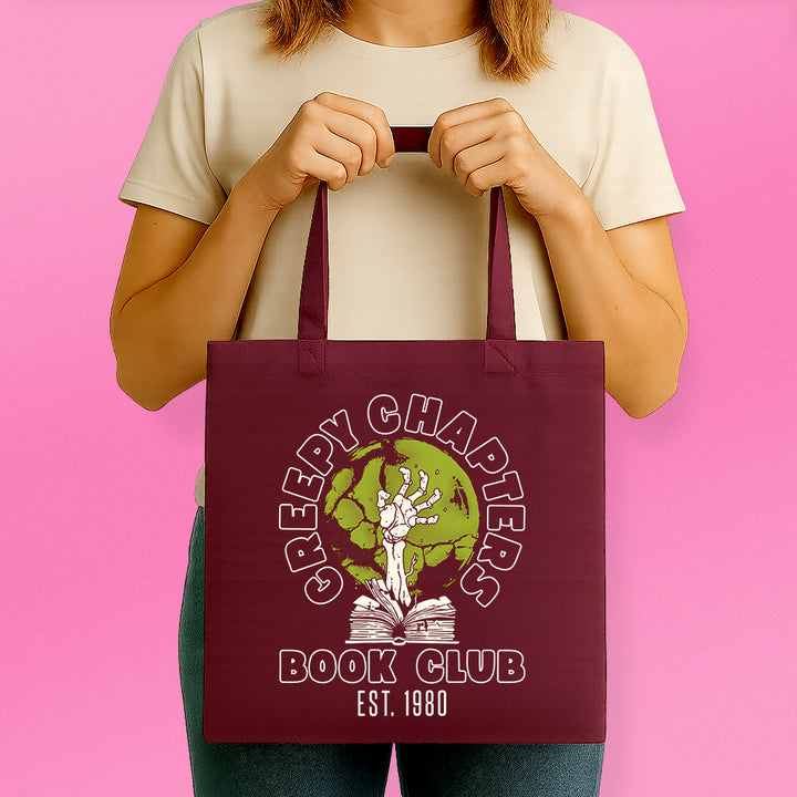 Creepy Chapters Book Club Tote Bag